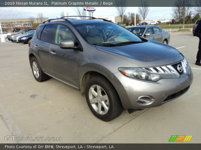 2009 Nissan Murano SL in Platinum Graphite Metallic