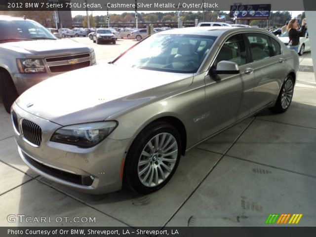 2012 BMW 7 Series 750Li Sedan in Cashmere Silver Metallic