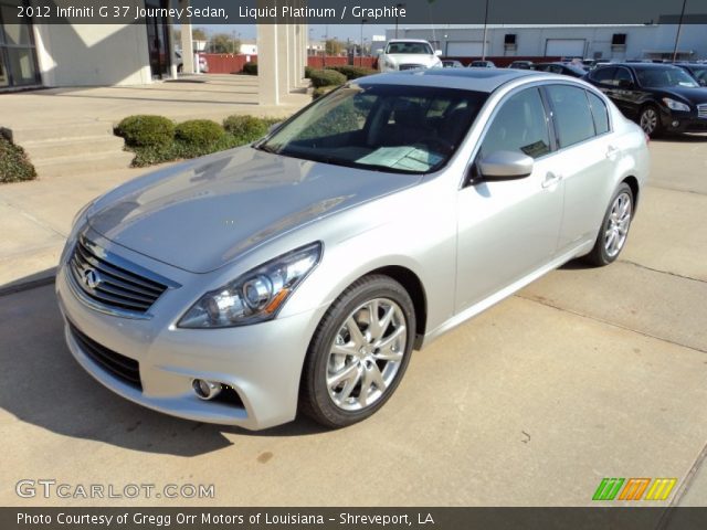 2012 Infiniti G 37 Journey Sedan in Liquid Platinum