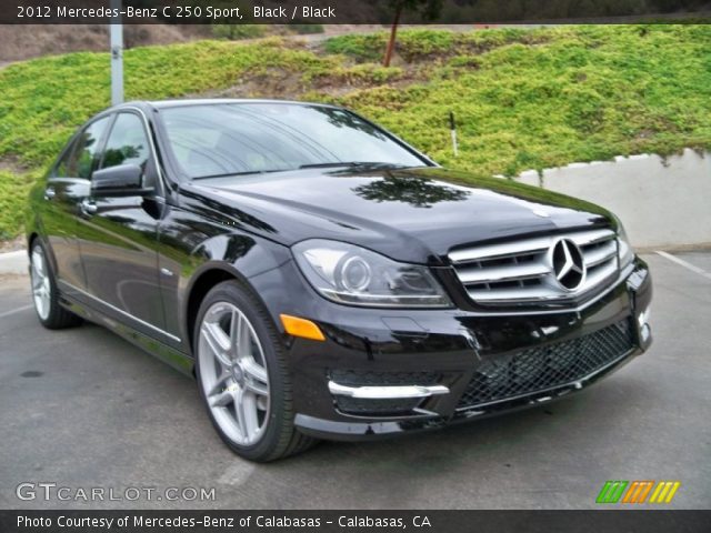 2012 Mercedes-Benz C 250 Sport in Black