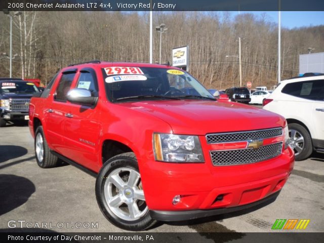 2008 Chevrolet Avalanche LTZ 4x4 in Victory Red