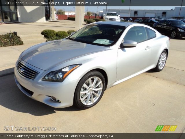 2012 Infiniti G 37 Journey Coupe in Liquid Platinum