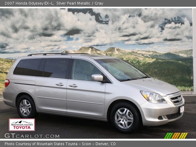 2007 Honda Odyssey EX-L in Silver Pearl Metallic