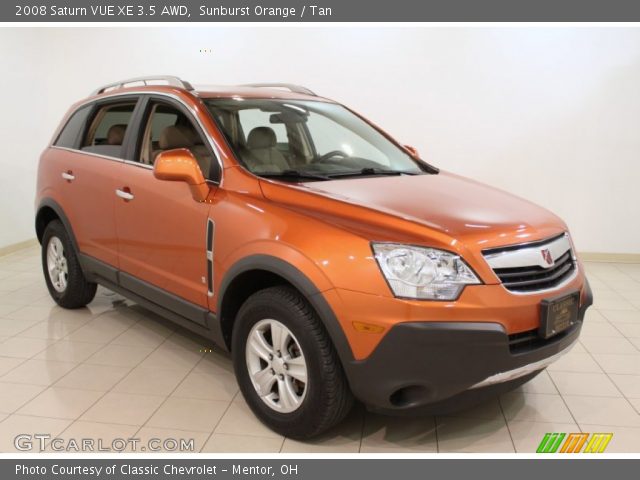 2008 Saturn VUE XE 3.5 AWD in Sunburst Orange