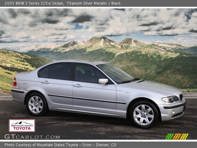 2003 BMW 3 Series 325xi Sedan in Titanium Silver Metallic