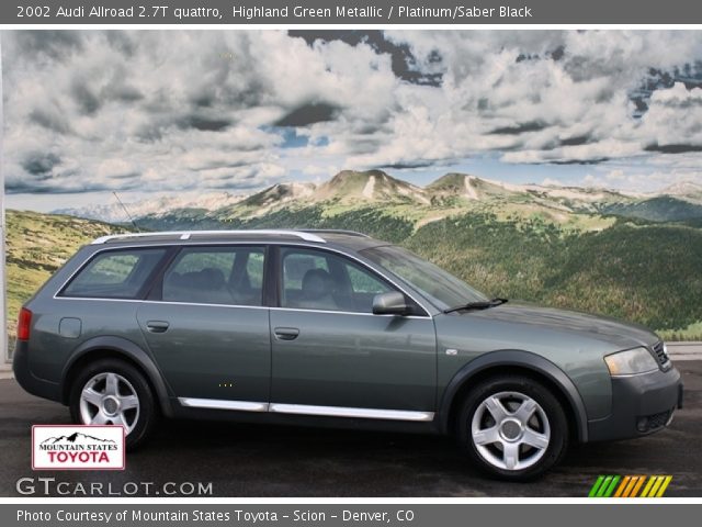 2002 Audi Allroad 2.7T quattro in Highland Green Metallic