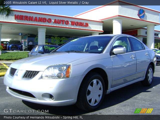 2005 Mitsubishi Galant LS V6 in Liquid Silver Metallic