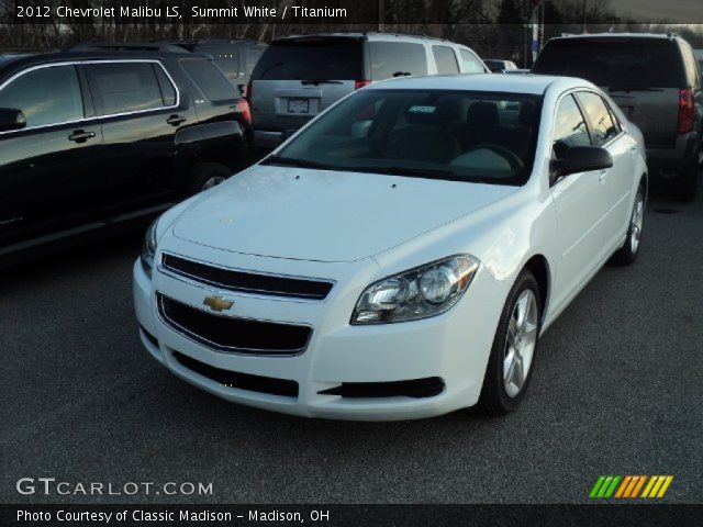 2012 Chevrolet Malibu LS in Summit White