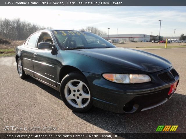 1997 Pontiac Grand Prix GT Sedan in Dark Teal Metallic