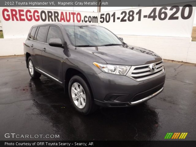 2012 Toyota Highlander V6 in Magnetic Gray Metallic