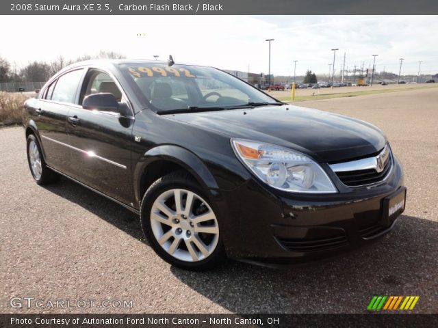 2008 Saturn Aura XE 3.5 in Carbon Flash Black