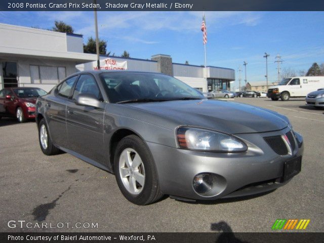 2008 Pontiac Grand Prix Sedan in Shadow Gray Metallic