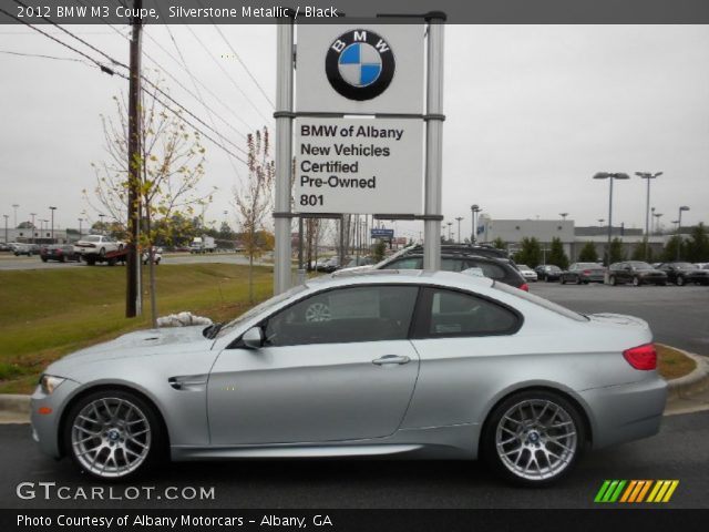 2012 BMW M3 Coupe in Silverstone Metallic