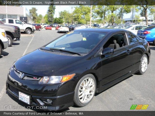 2008 Honda Civic Si Coupe in Nighthawk Black Pearl