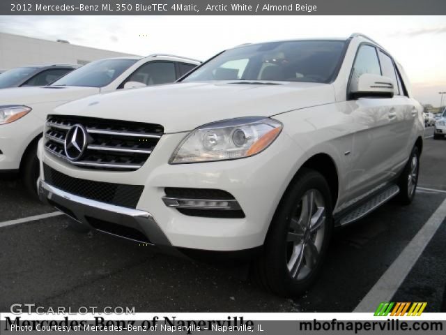 2012 Mercedes-Benz ML 350 BlueTEC 4Matic in Arctic White