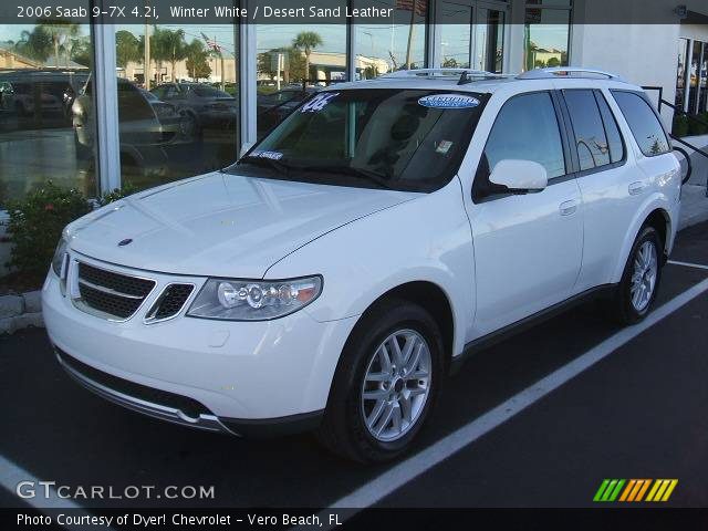 2006 Saab 9-7X 4.2i in Winter White