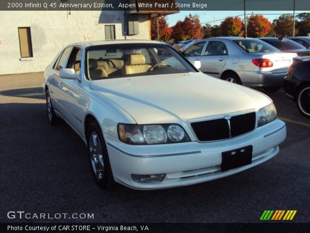 2000 Infiniti Q 45 Anniversary Edition in Aspen White Pearl