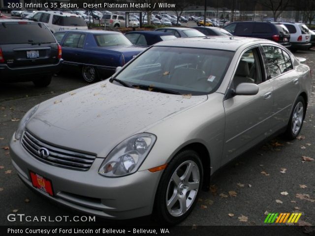 2003 Infiniti G 35 Sedan in Desert Platinum Metallic