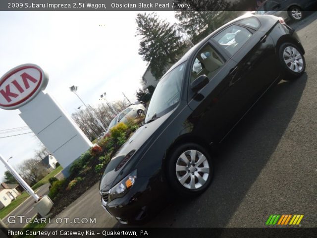 2009 Subaru Impreza 2.5i Wagon in Obsidian Black Pearl