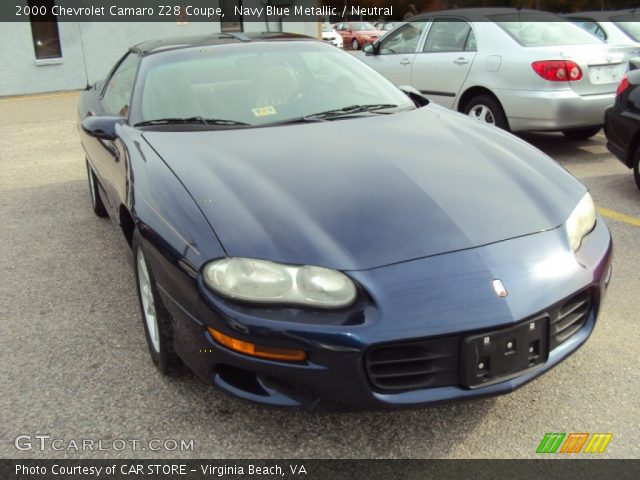 2000 Chevrolet Camaro Z28 Coupe in Navy Blue Metallic