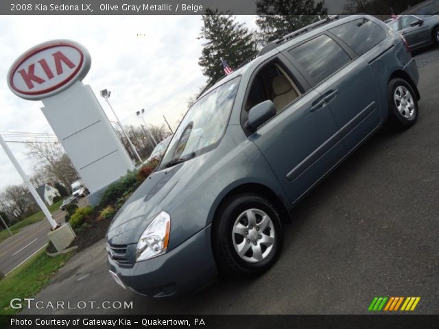 2008 Kia Sedona LX in Olive Gray Metallic