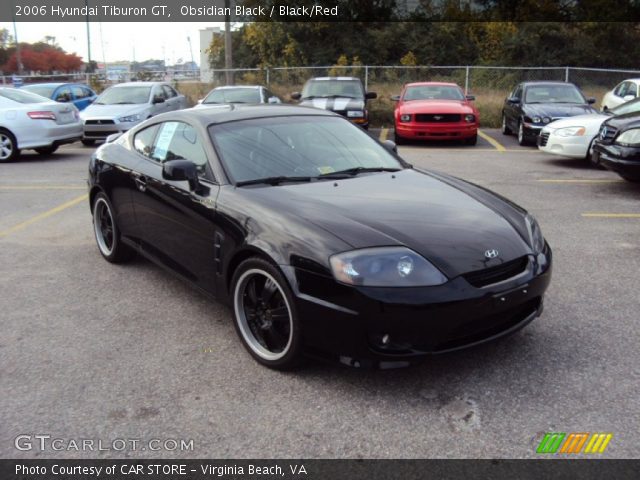 2006 Hyundai Tiburon GT in Obsidian Black