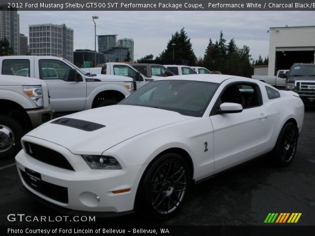 2012 Ford Mustang Shelby GT500 SVT Performance Package Coupe in Performance White