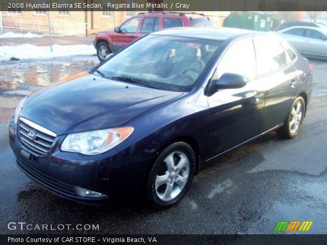 2008 Hyundai Elantra SE Sedan in Regatta Blue Metallic