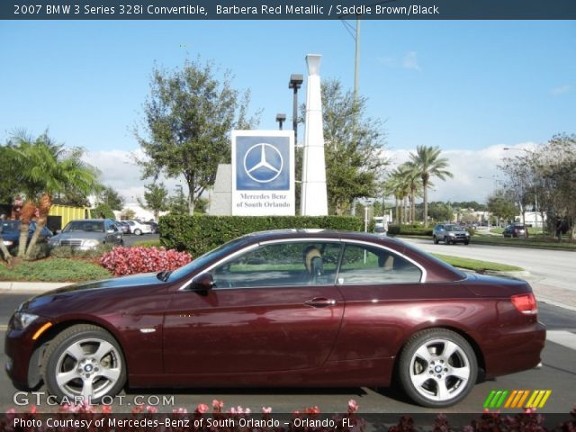 2007 BMW 3 Series 328i Convertible in Barbera Red Metallic