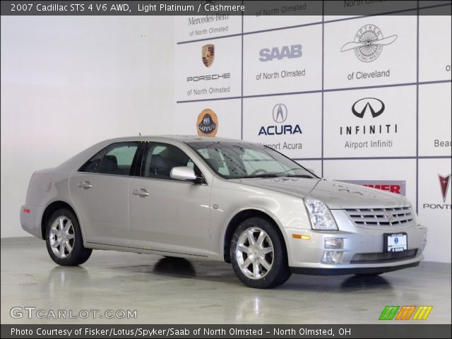 2007 Cadillac STS 4 V6 AWD in Light Platinum