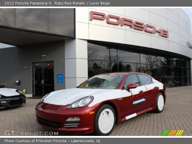 2012 Porsche Panamera 4 in Ruby Red Metallic