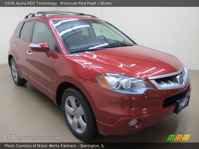2008 Acura RDX Technology in Moroccan Red Pearl