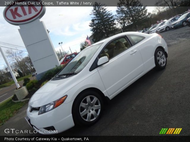 2007 Honda Civic LX Coupe in Taffeta White