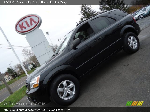 2008 Kia Sorento LX 4x4 in Ebony Black