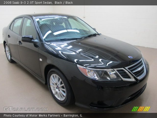 2008 Saab 9-3 2.0T Sport Sedan in Black