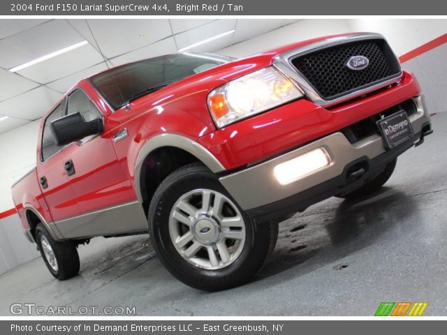 2004 Ford F150 Lariat SuperCrew 4x4 in Bright Red