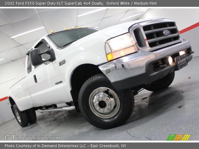 2002 Ford F350 Super Duty XLT SuperCab 4x4 Dually in Oxford White