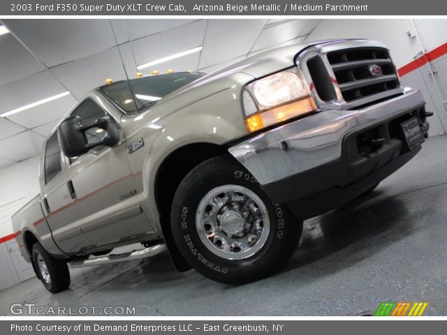 2003 Ford F350 Super Duty XLT Crew Cab in Arizona Beige Metallic