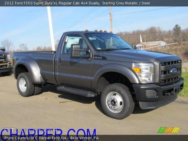 2012 Ford F350 Super Duty XL Regular Cab 4x4 Dually in Sterling Grey Metallic