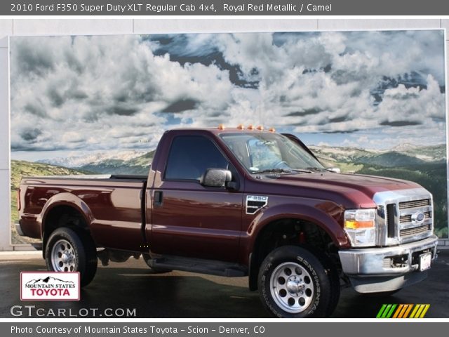 2010 Ford F350 Super Duty XLT Regular Cab 4x4 in Royal Red Metallic