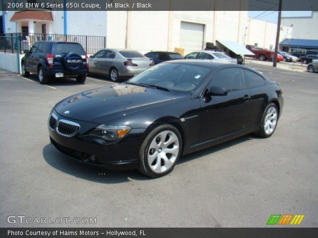 2006 BMW 6 Series 650i Coupe in Jet Black