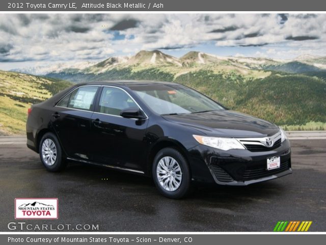 2012 Toyota Camry LE in Attitude Black Metallic