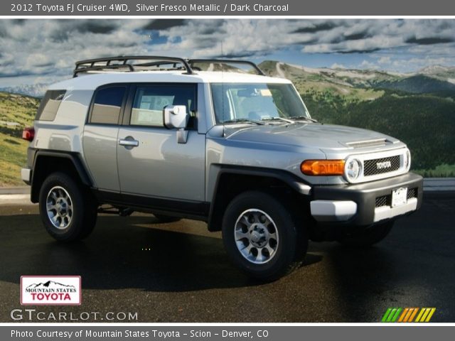 2012 Toyota FJ Cruiser 4WD in Silver Fresco Metallic