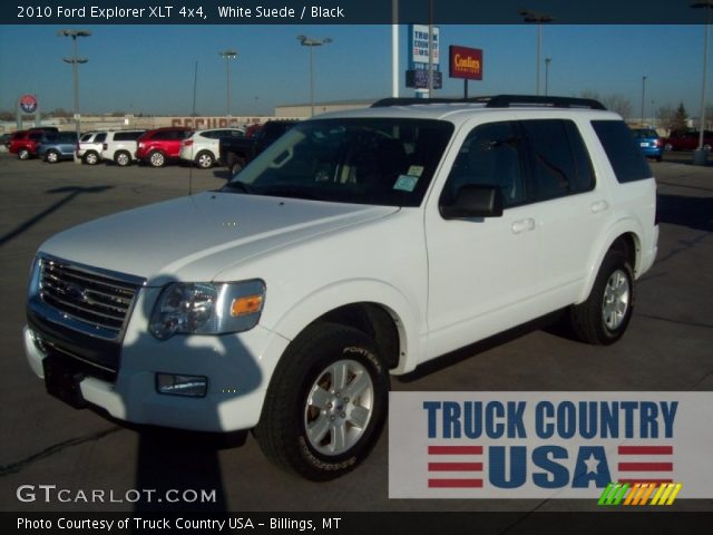 2010 Ford Explorer XLT 4x4 in White Suede