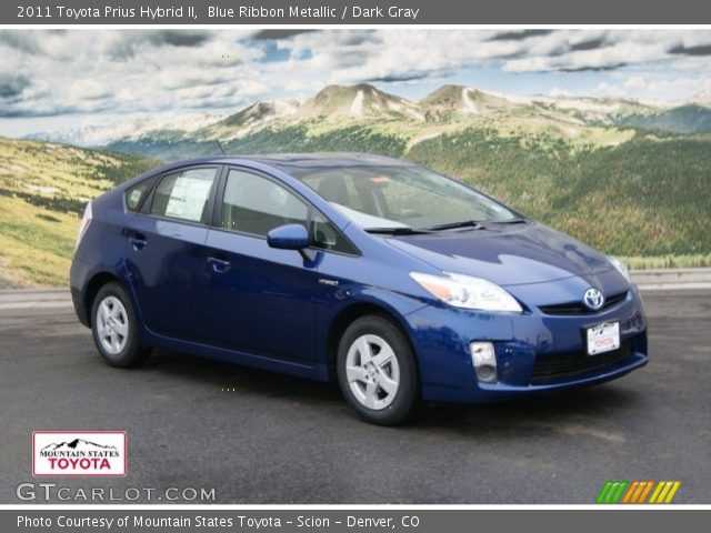 2011 Toyota Prius Hybrid II in Blue Ribbon Metallic