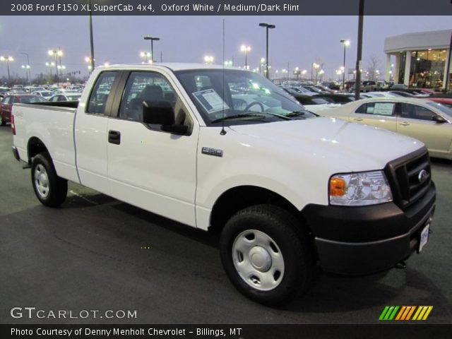 2008 Ford F150 XL SuperCab 4x4 in Oxford White
