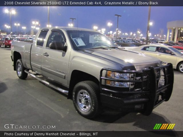 2008 Chevrolet Silverado 2500HD LTZ Extended Cab 4x4 in Graystone Metallic