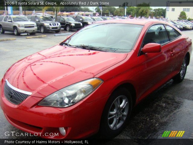 2006 Toyota Solara SE Coupe in Absolutely Red