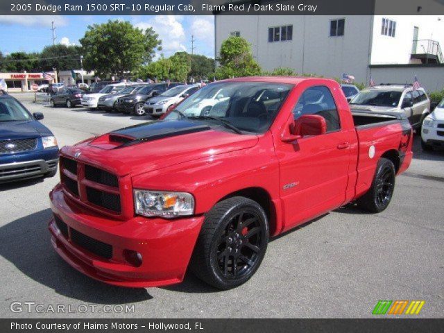 2005 Dodge Ram 1500 SRT-10 Regular Cab in Flame Red