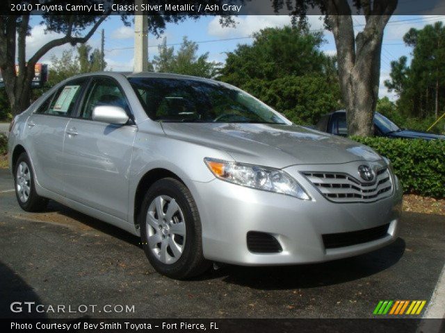 2010 Toyota Camry LE in Classic Silver Metallic